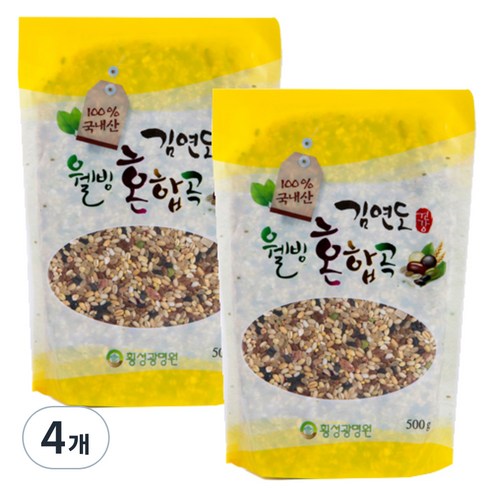김연도 웰빙 혼합곡, 500g, 4개