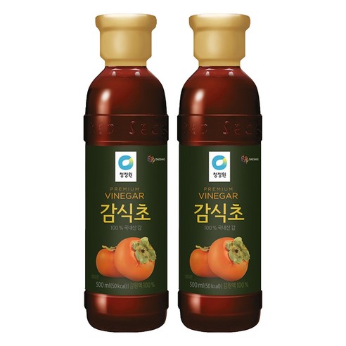 청정원 감식초, 500ml, 2개