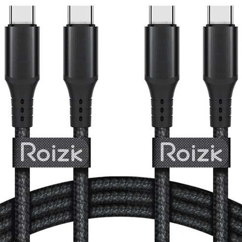 로이직 C타입-C타입 60W PD 초고속 충전 케이블 RZ-510