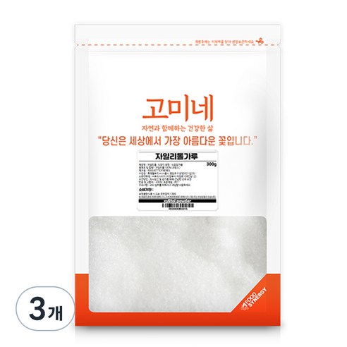 고미네 핀란드산 자일리톨가루, 300g, 3개