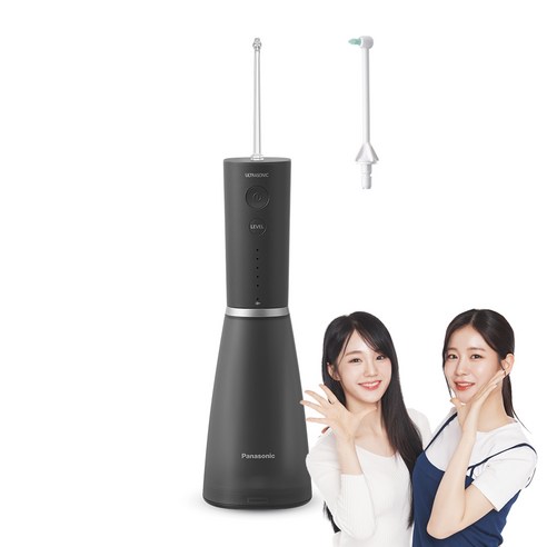 파나소닉 플래그십 초음파 구강세정기, EW-DJ86-K411, 블랙