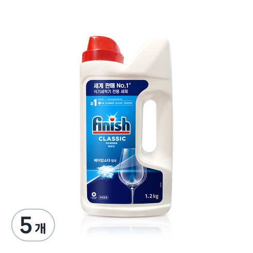 피니시 용기형, 1.2kg, 5개