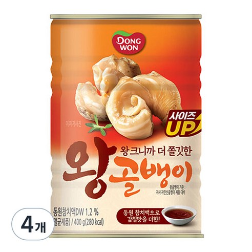 동원 왕골뱅이, 400g, 4개