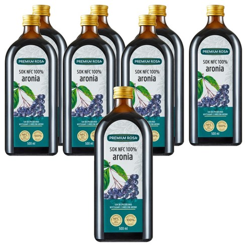 프리미엄로사 데일리원 아로니아 원액, 500ml, 8개