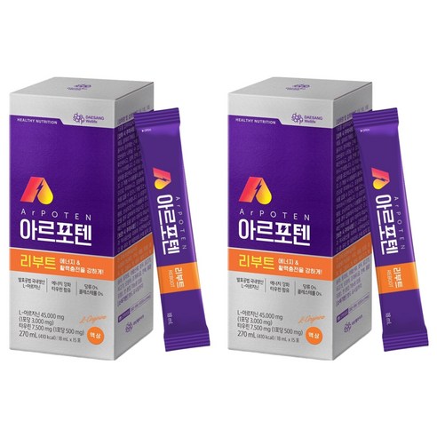 대상웰라이프 아르포텐 L 아르기닌, 270ml, 2개