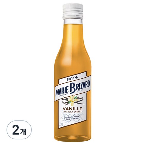마리브리자드 바닐라 시럽, 250ml, 2개