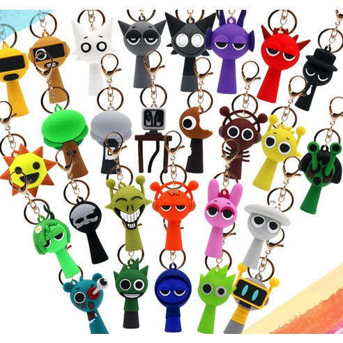 귀여움과 실용성을 모두 갖춘 아트조이 스프런키 실리콘 키링으로 열쇠를 안전하고 스타일리시하게!