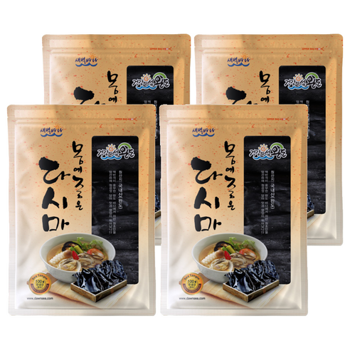 새벽바다 건다시마, 200g, 4개