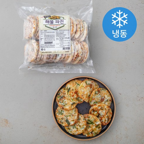 세미원 해물파전 (냉동), 900g, 4개