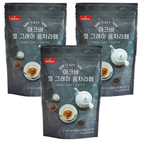 아크바 얼그레이 홍차라떼 500g, 1개입, 3개