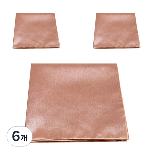봄91 실크홑보자기 45 x 45 cm, 베이지(TS-663), 6개