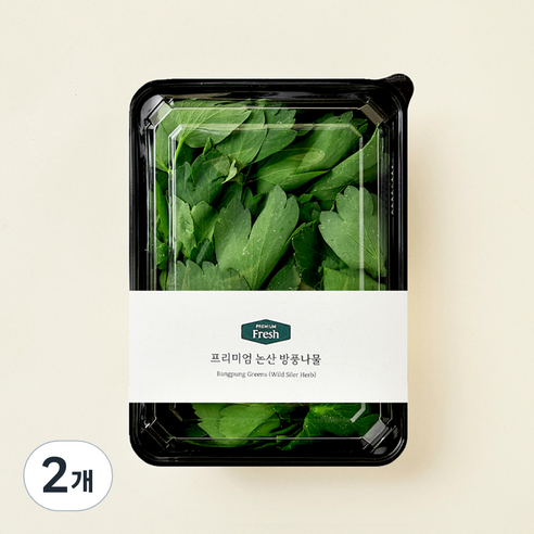 프리미엄 논산 방풍나물, 150g, 2개