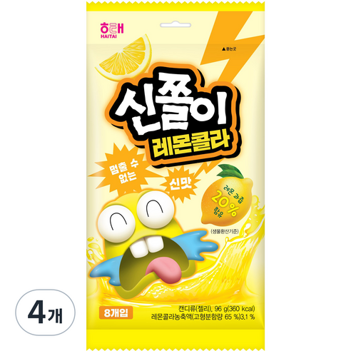 신쫄이 레몬콜라, 96g, 4개