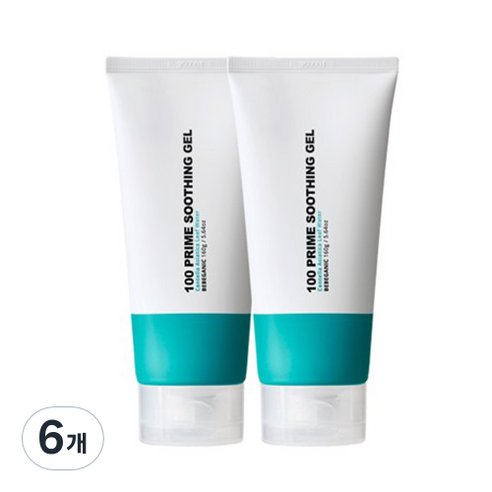 베베가닉 100프라임 수딩젤, 160ml, 6개