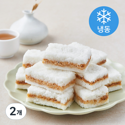 착한떡 달콤한 우유백설기 (냉동), 45g, 2개, 10개입