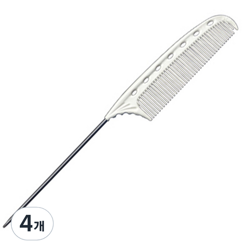 YSPARK YS-103 꼬리빗, 화이트, 4개
