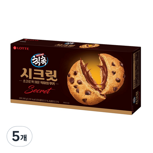 칙촉 시크릿, 240g, 5개