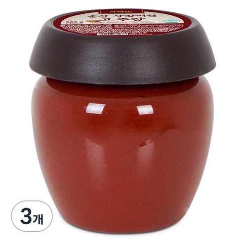 더해담 순창 상황버섯 고추장, 500g, 3개
