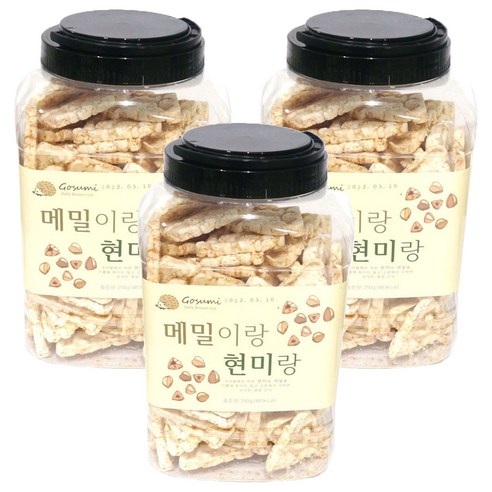 메밀이랑 현미랑, 250g, 3개