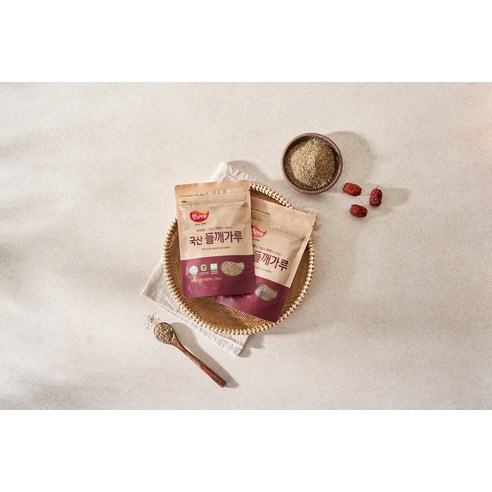 100% 국산 들깨로 풍미를 더하다, 햇님마을 들깨가루