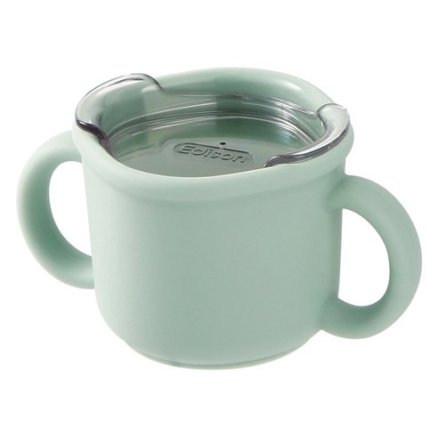 에디슨 국산 프리미엄 실리콘 트레이닝 컵 민트 × 150ml × 1개, 색상 × 용량 × 수량 섬네일