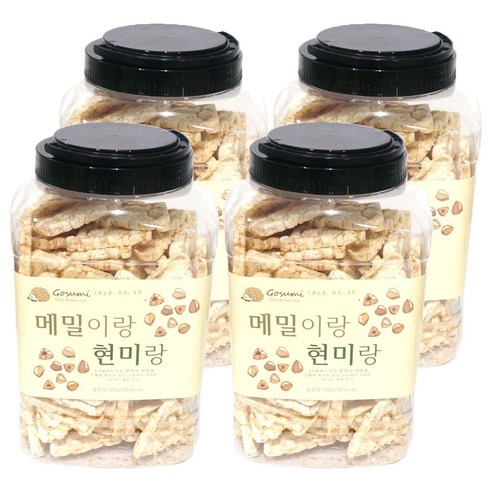 메밀이랑 현미랑, 250g, 4개