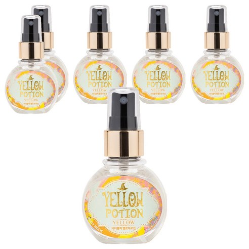 바디홀릭 옐로우포션 바디미스트 라즈베리향, 50ml, 6개