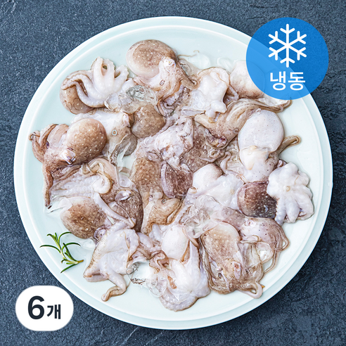 씨픽 손질 주꾸미 (냉동), 200g(15마리), 6개