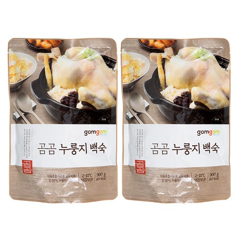 편리함과 건강을 모두 누리는 곰곰 누룽지 백숙