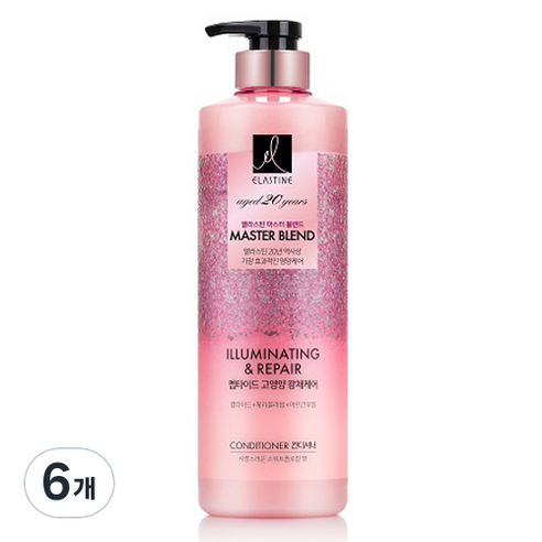 엘라스틴 마스터 블렌드 고영양 컨디셔너 스위트 플로럴향, 6개, 770ml
