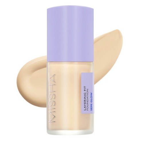 미샤 레이어링 핏 세미 글로우 파운데이션 35ml, 21호 바닐라, 1개