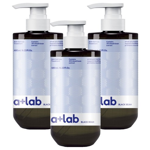에이플러스랩 블랙빈 트리트먼트, 480ml, 3개
