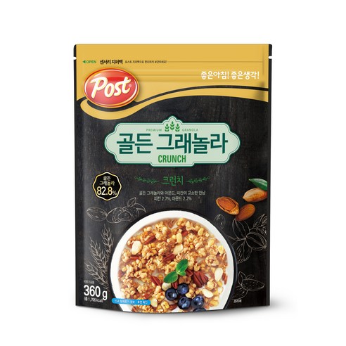 포스트 골든 그래놀라 크런치 시리얼, 360g, 3개