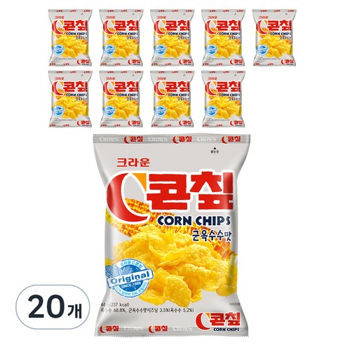 크라운 콘칲-, 44g, 20개