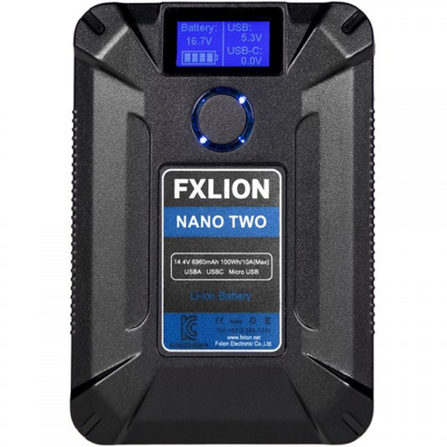 FXLION 나노 투 V마운트 배터리, NANO-TWO, 1개