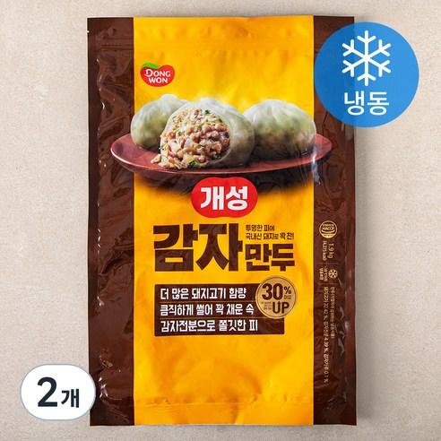 동원 개성감자만두 (냉동), 1.9kg, 2개