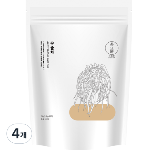 다정헌 우슬차, 1.5g, 50개입, 4개