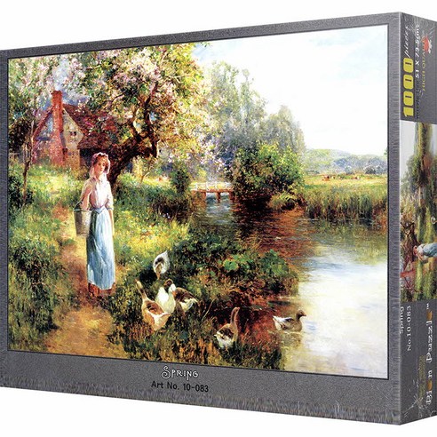 비엔 봄의 정원 직소퍼즐, 1000피스, 혼합 색상