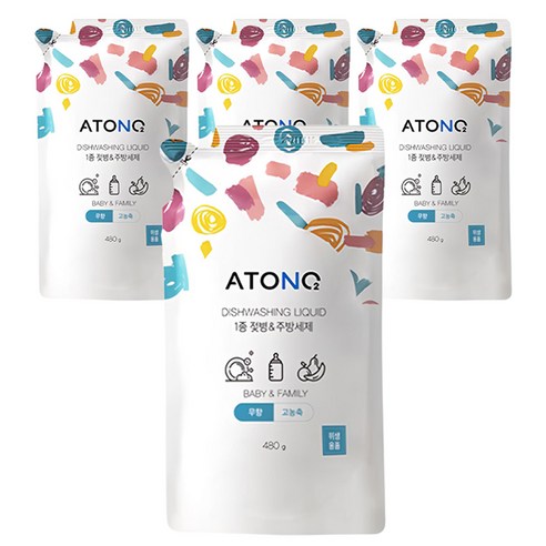 육아 필수템, 젖병 세정제! 똑똑한 엄마의 선택, 아토엔오투 리필 파우치 솔직 후기 아토앤오투주방세제