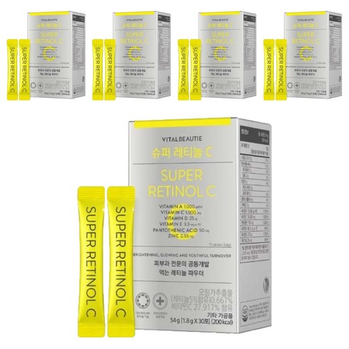 바이탈뷰티 슈퍼 레티놀C, 54g, 5개