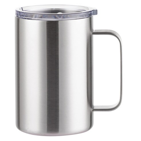 워터하마 비비드 텀블러 머그컵 480ml, 실버, 1개 실버 × 1개, 실버 × 1개 섬네일