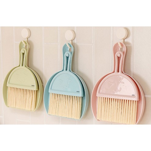 작지만 강력한, 스마일 미니 빗자루 세트로 좁은 공간까지 깨끗하게!