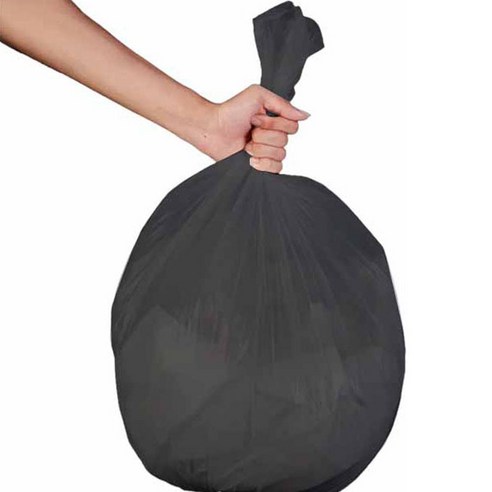 스완 주방 쓰레기봉투 블랙 62 x 60 cm, 40L, 100개