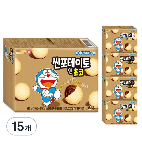 씬 포테이토 앤 초코 12p, 5개, 72g