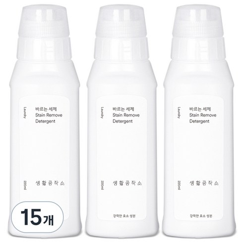 생활공작소 바르는 세제, 220ml, 15개