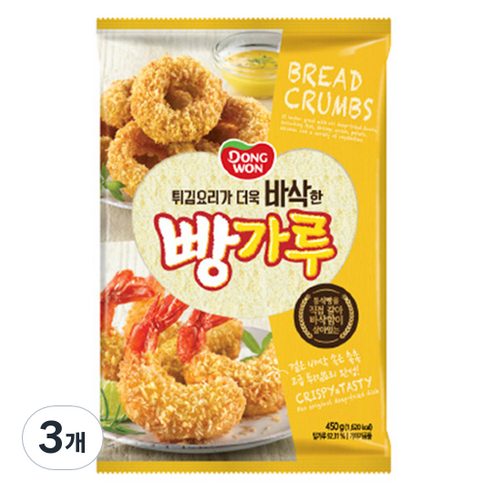 동원 빵가루, 3개, 450g