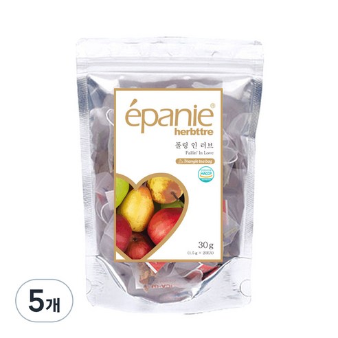 에빠니 후르츠 인퓨젼 폴링인러브, 1.5g, 20개입, 5개