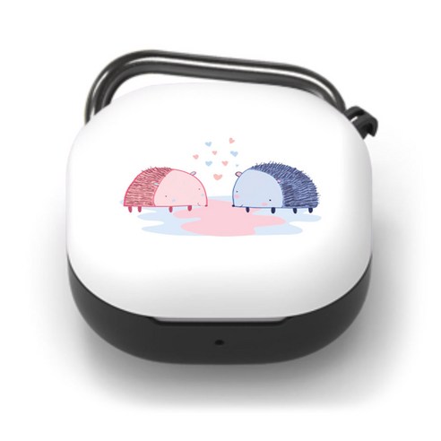 누아트 버즈 라이브 고슴도치 디자인 케이스, 단일상품, 고슴도치04