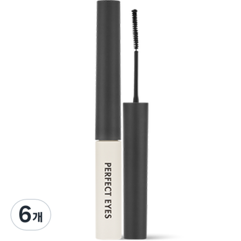 토니모리 퍼펙트 아이즈 스키니 마스카라 3g, 01 애쉬블랙, 6개