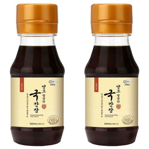 신앙촌 양조 깔끔한 국간장, 120ml, 2개